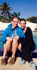 Leslie meets Athletes Without Limits favorite Pro Triathlete, World & Ironman Champion Leanda Cave training in Miami.
