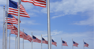 US Flags in DC